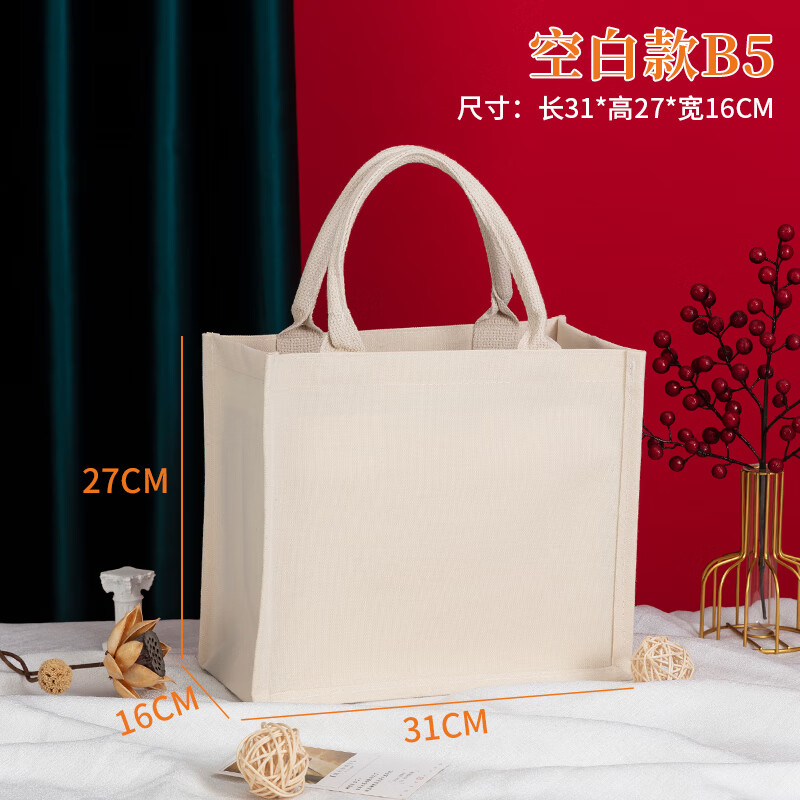 skids定制印logo空白帆布包学生装书涂鸦手绘画环保di