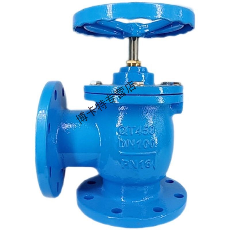 sd44x手动快开排泥阀隔膜式排泥阀法兰角式池底阀dn250300350450 手动