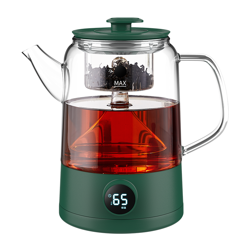 帕米(pami)养生壶煮茶器蒸汽喷淋式蒸茶壶电水壶热水壶茶具烧水壶f66