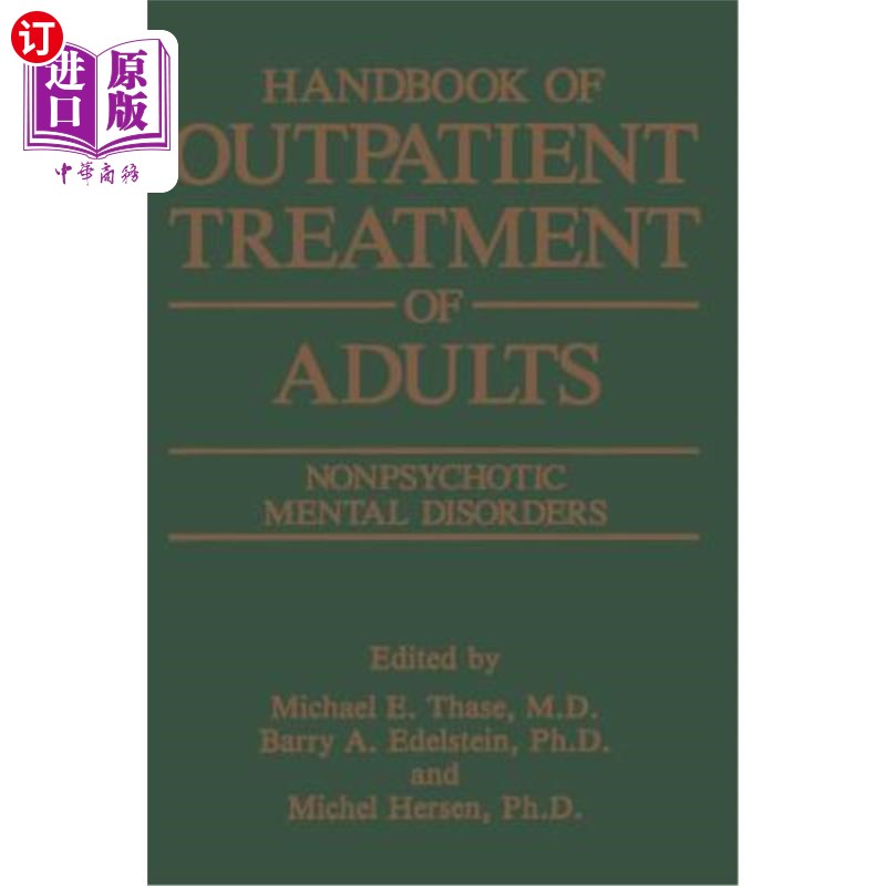 海外直订医药图书handbook of outpatient treatment of adults: non