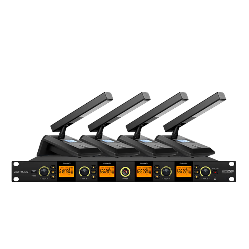 �������ӣ�HIKVISION������һ����������˷�����̸˷��ܻ�Ͳ��ϯ̨UHF�߱��濹�����Զ���Ƶ��Х���ݽ���ѵ�㲥