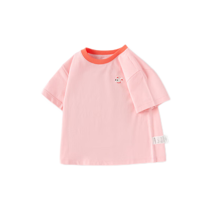 巴拉巴拉童装T恤儿童短袖2024男童夏装女童上衣简约百搭208224117224