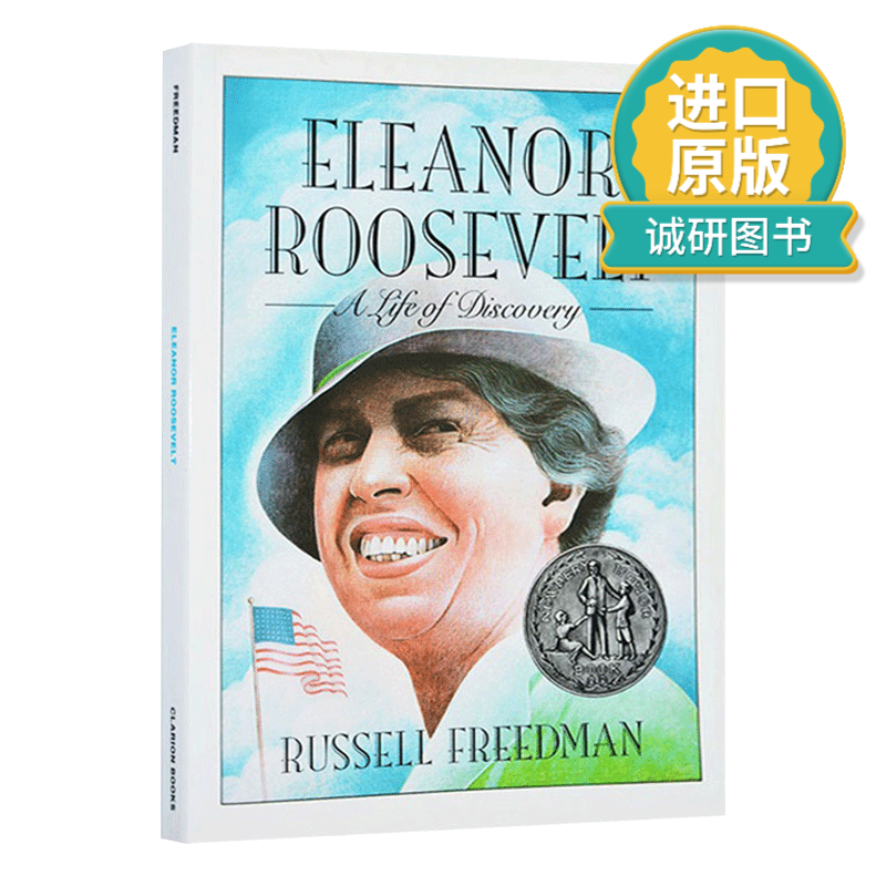 正版 英文原版 艾琳娜罗斯福 生命的发现 Eleanor Roosevelt A Life of Discovery 纽伯瑞银奖 中小学英语课外阅读 进口原版书籍 英文版