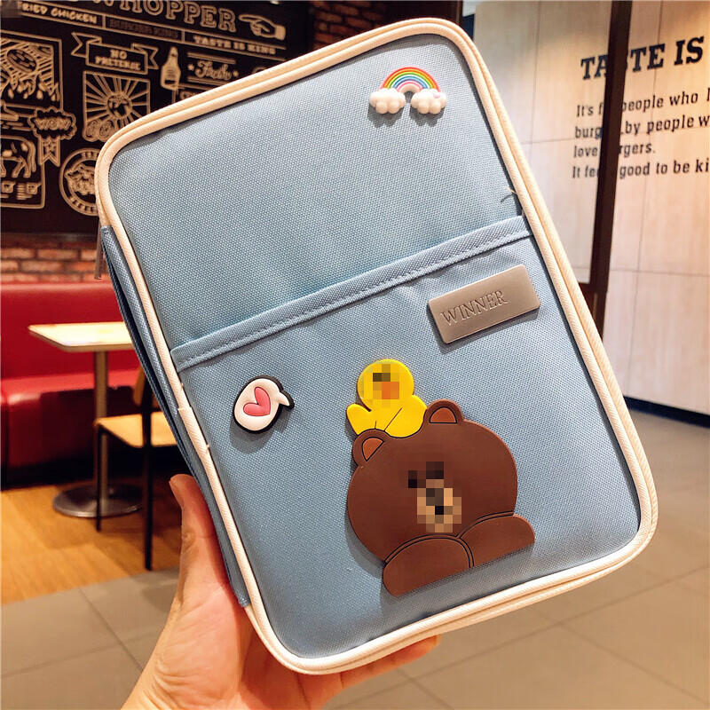 挂画赛车墙画卧室壁画俱乐部酒吧ktv海报的 -m 证件包蓝-色胶片鸭子熊