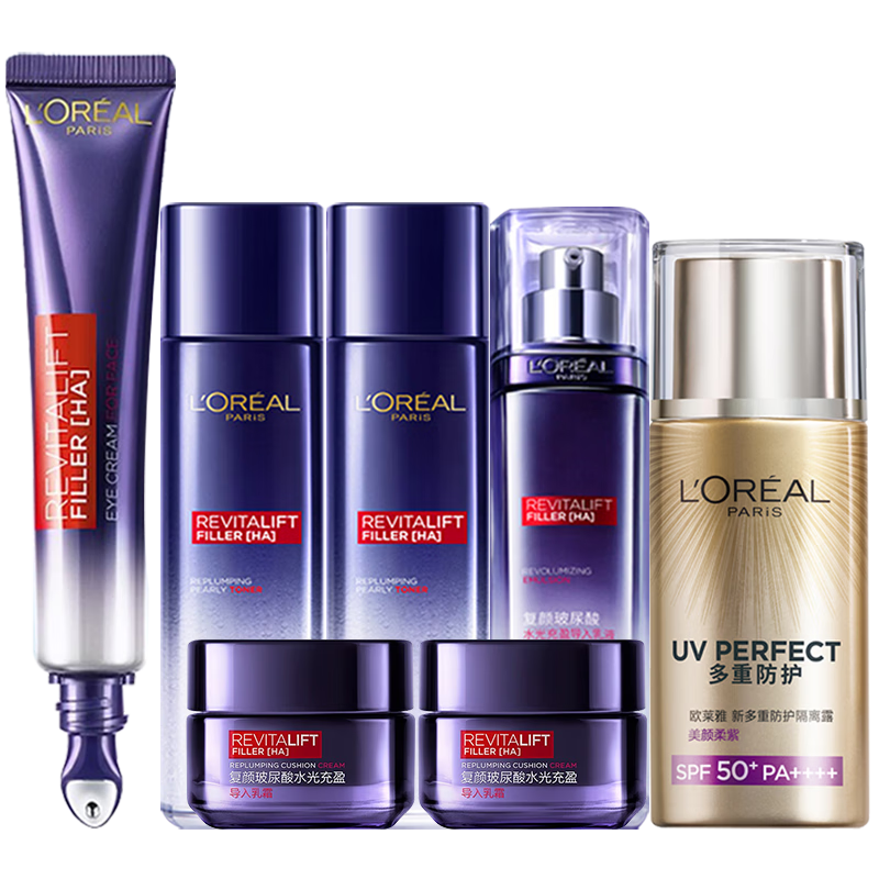 ���ڲ�����ŷ���ţ�LOREAL����װˮ�����Ůʿ�����Უɫ��ױƷȫ�ײ�ˮ��ʪ��������ĸ�׽� 4�������Ჹˮ8����