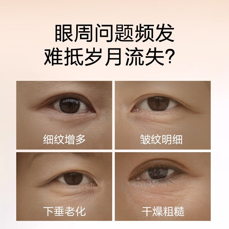 瞳话多肽赋能眼霜22g淡化眼部细纹鱼尾纹补水保湿抗皱正品精华 小金瓶抗皱眼霜