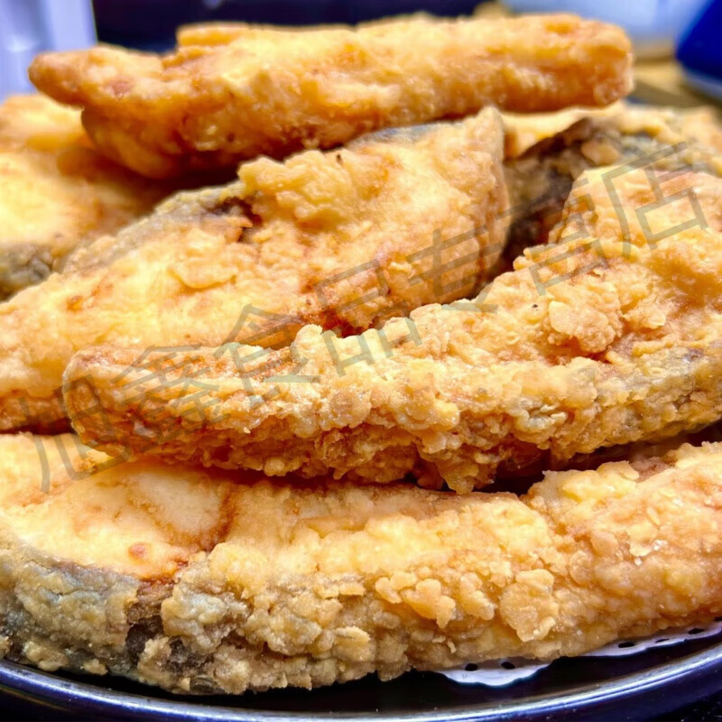 順豐湖北特產潛江炸魚塊250克加熱香辣即食油炸魚塊 1250g 5袋