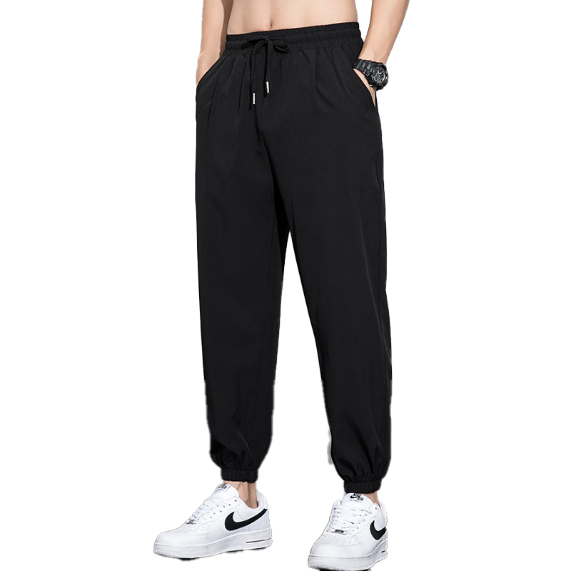 百亿补贴:南极人(Nanjiren)裤子男秋季休闲裤男运动裤束脚长卫裤宽松薄款男士裤子潮流男裤48.9元