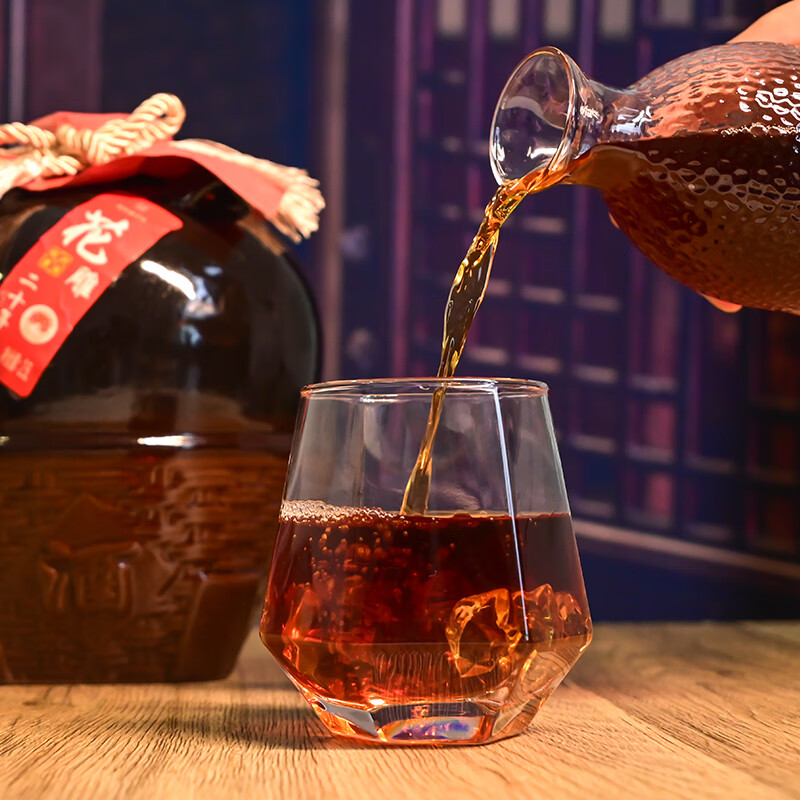 绍绍兴黄酒花雕酒糯米酒二十年陈酿花雕酒加饭酒陶坛自饮 20年陈花雕酒 2.5L 1坛