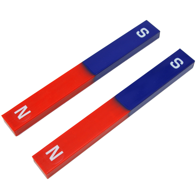 条形磁铁大号一对18cm初中物理实验器材吸铁石教学磁铁长方形磁铁学生