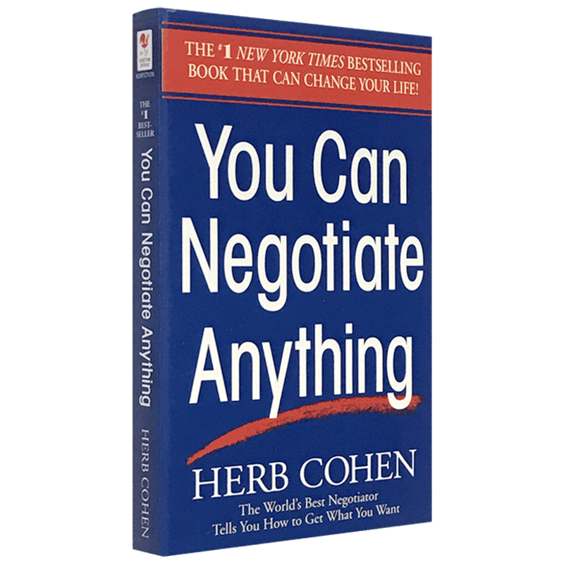 英文原版 谈判无处不在 you can negotiate anything 学会谈判技巧