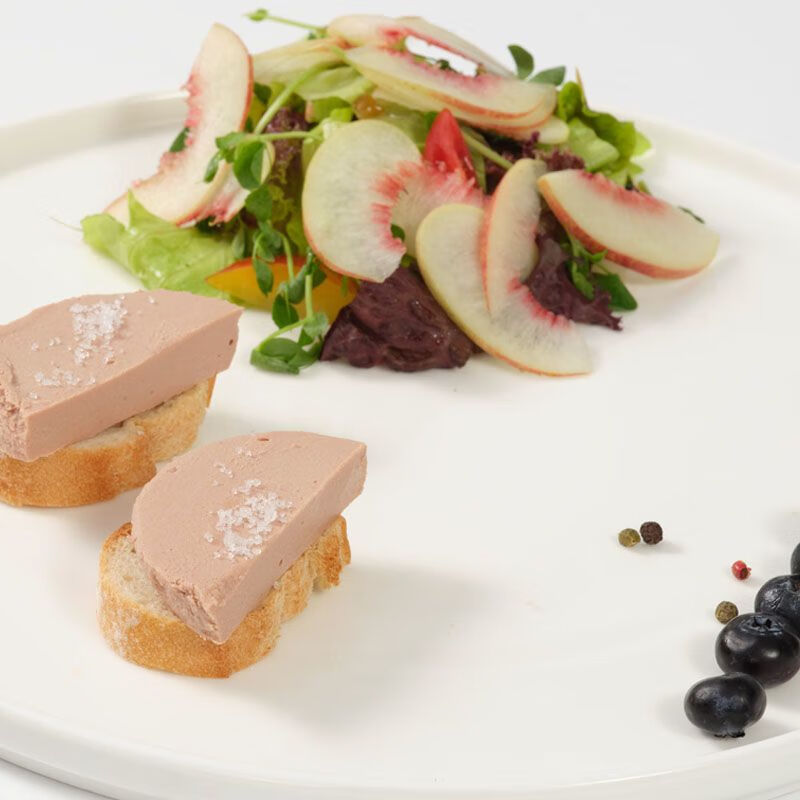 乐凡希法式鸭肝酱500克 鸭肝肠 鸭肝泥开心小点下午茶面包涂抹酱 原味