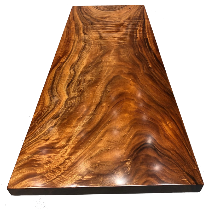 倾听木之歌 胡桃木大板桌实木大板原木桌茶桌椅组合 新中式茶桌功夫茶台  225*82*6＋支架 胡桃木225*82*6+支架