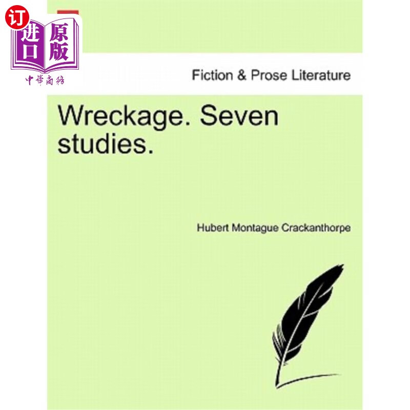 海外直订wreckage. seven studies. 残骸七项研究.