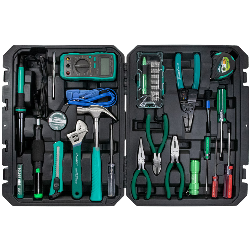 寶工(Pro'sKit)PK-2052家用/維修/工具套裝多功能電訊工具52件套