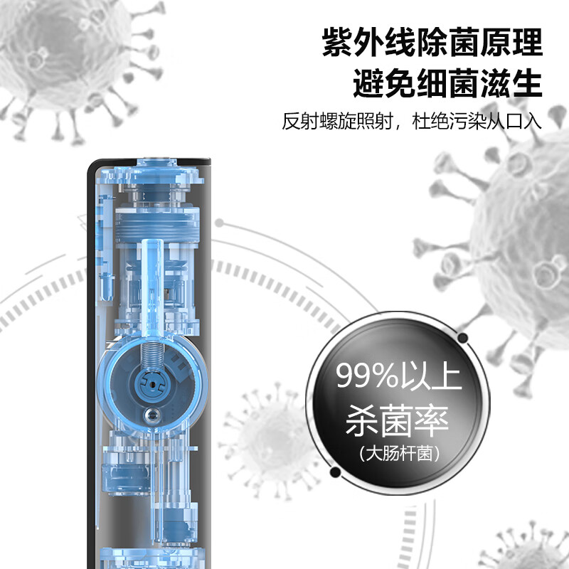 COLI 智能杀菌水龙头智能电控龙头UV紫外线杀菌TDS水质监测适配各品牌净水器也可直连水线高颜值水龙头