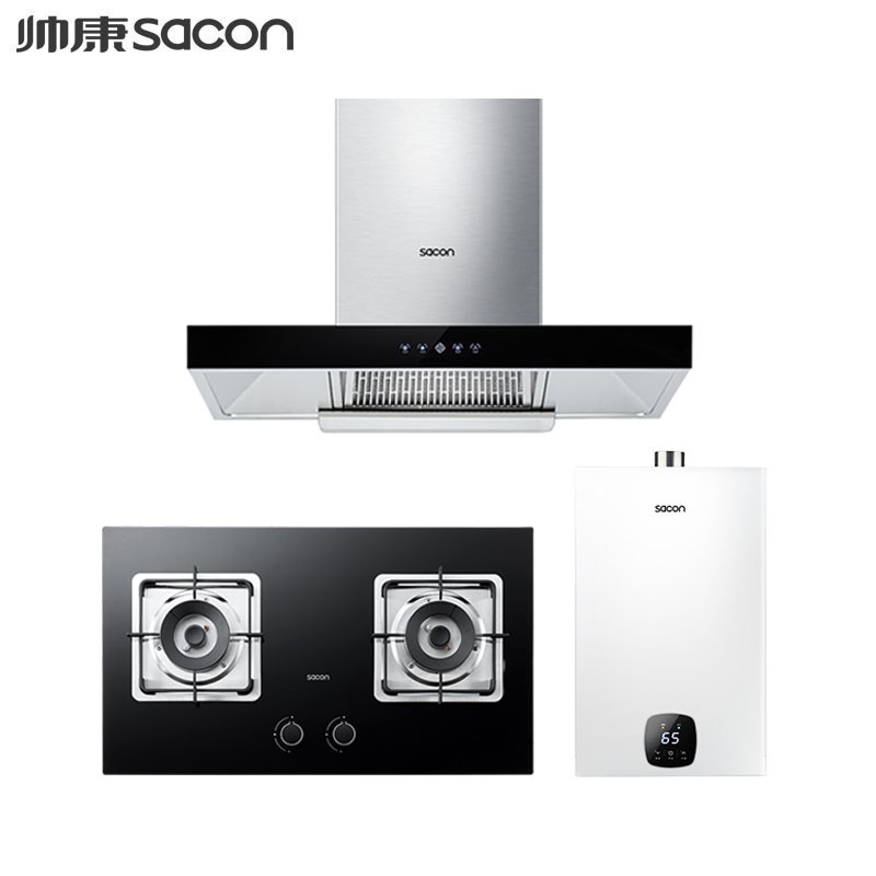 帅康(sacon)t8056厨房家用多件套  欧式油烟机灶具套装 嵌入式消毒柜