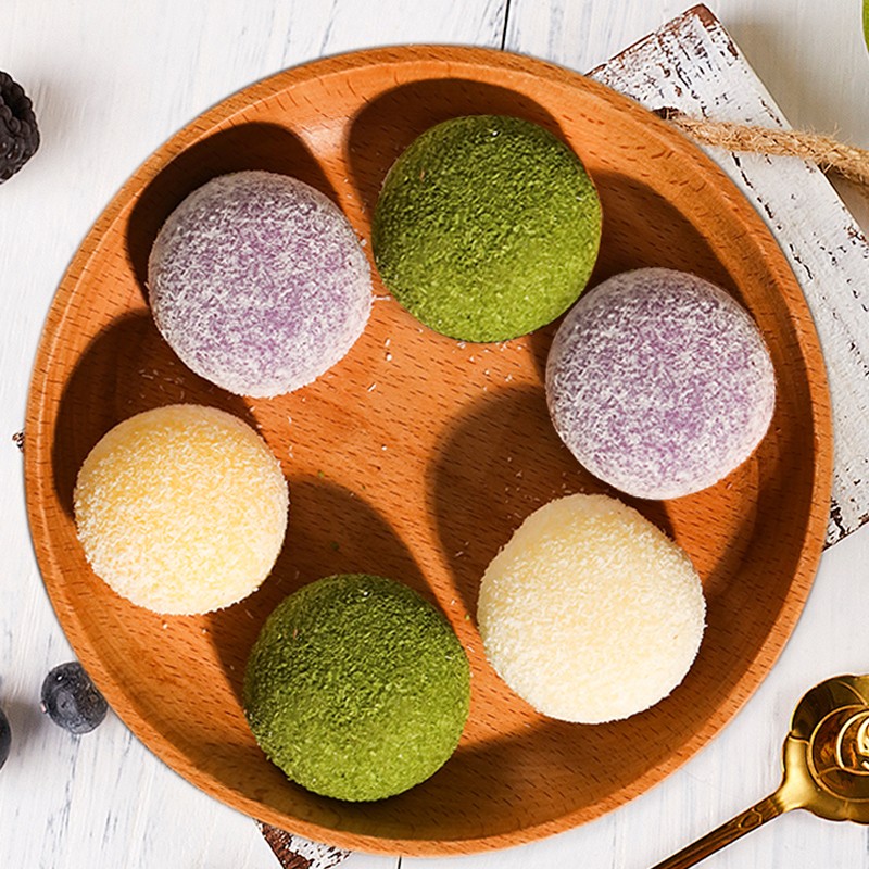 京东好价神单来了速度惠发日式大福雪媚娘洋风椰蓉抹茶大福糕点250g