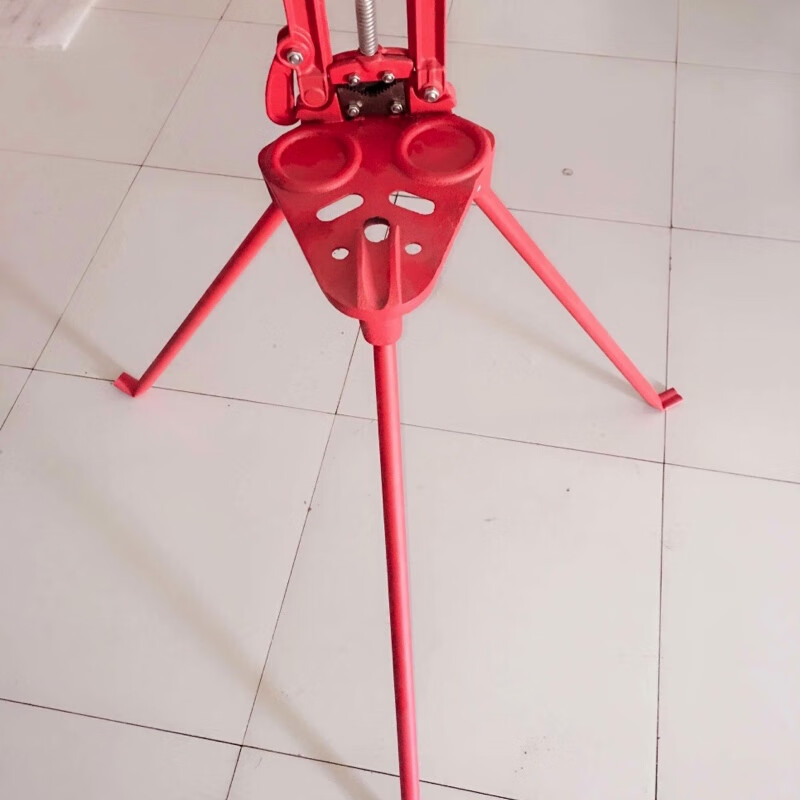 重型龍門鉗夾管鉗虎壓力臺鍍鋅管鉗臺虎鉗管子鉗鋼管水管鉗夾具 2#帶支架12-85毫米