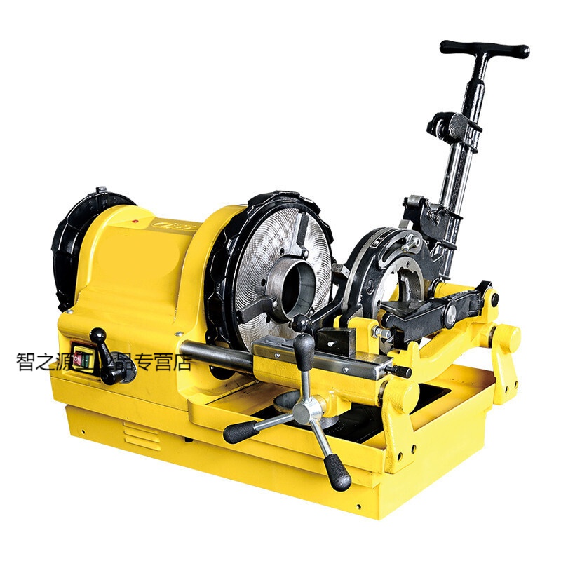4寸电动切管套丝机镀锌水管消防管道车丝机建筑管道绞牙机 4寸套丝机