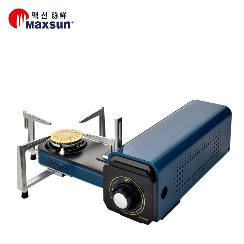 脉鲜ms-100折叠卡式炉户外炉具烧烤便携一体式燃气火锅炉头 ms-100