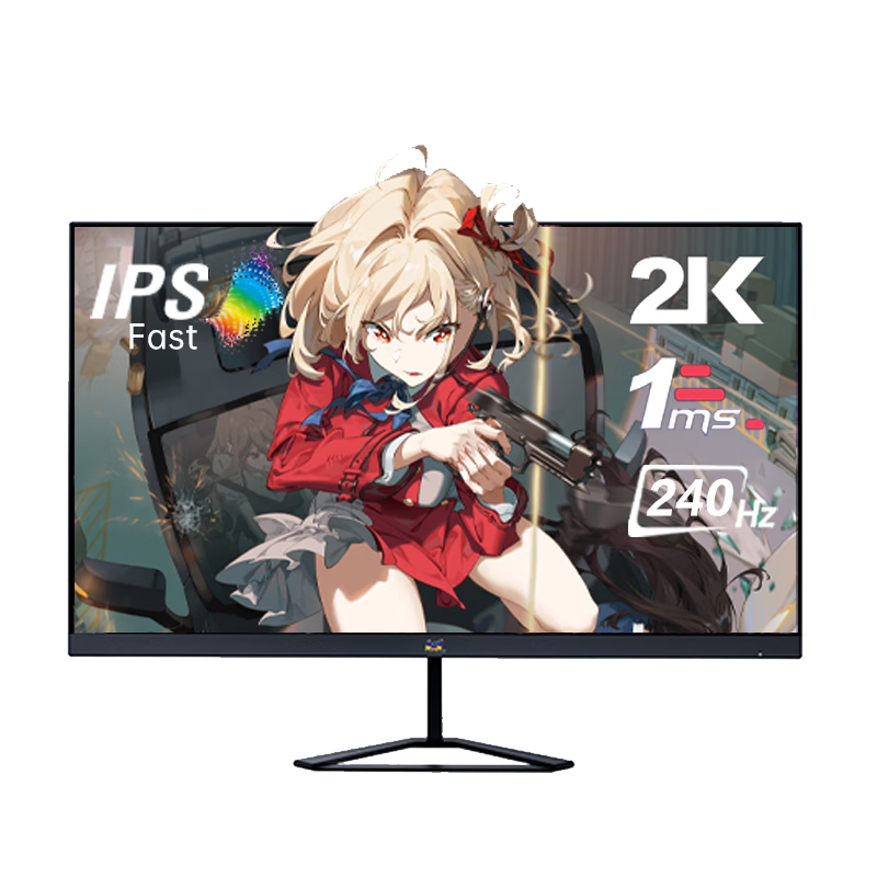 优派（ViewSonic）27英寸2K 240Hz电竞显示器 Fast IPS快速液晶 1MS(GTG)响应时间 HDR10 VX2758-2K-PRO-3 平面游戏显示屏
