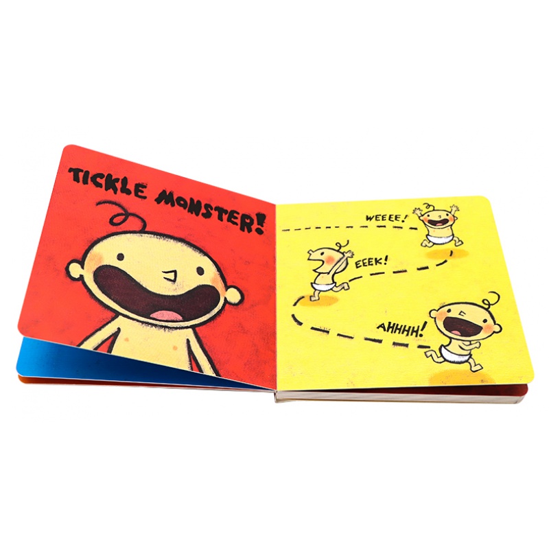 进口原版 tickle一根毛脏小孩系列绘本 纸板书 英文原版