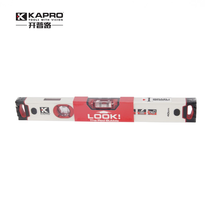 KAPRO 开普路 水平尺40cm（不带磁）红色视觉水平尺 705-40P-40cm