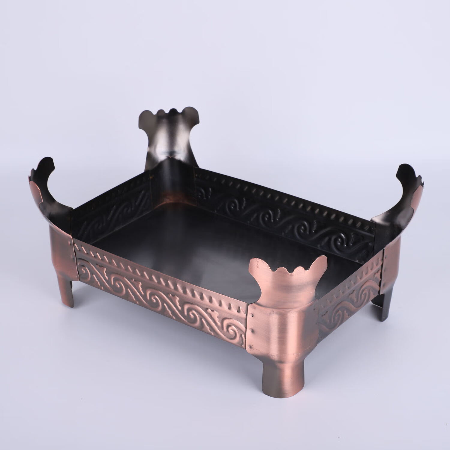 润华年厂家加厚诸葛烤鱼炉碳烤炉酒店商用烤鱼盘家用烤鱼架酒精炉木炭