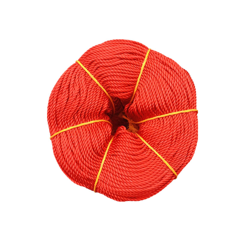 兰田 聚乙烯材料pe红色尼龙绳绳编织红色晾衣捆绑伞户外绳 3毫米粗100