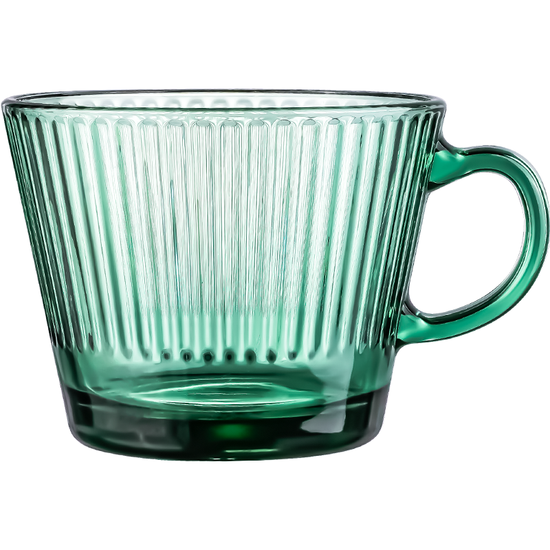 乐唯诗墨绿早餐玻璃杯，高颜值高品质的选择|玻璃杯报价走势
