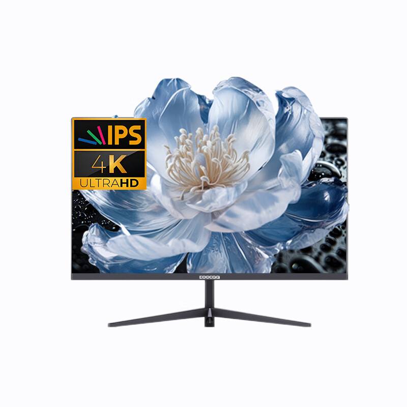 酷开(coocaa)创维酷开31.5英寸4k超高清大屏显示器广视角窄边办公壁挂低蓝光IPS硬屏UHD台式电脑显示屏CMH2205
