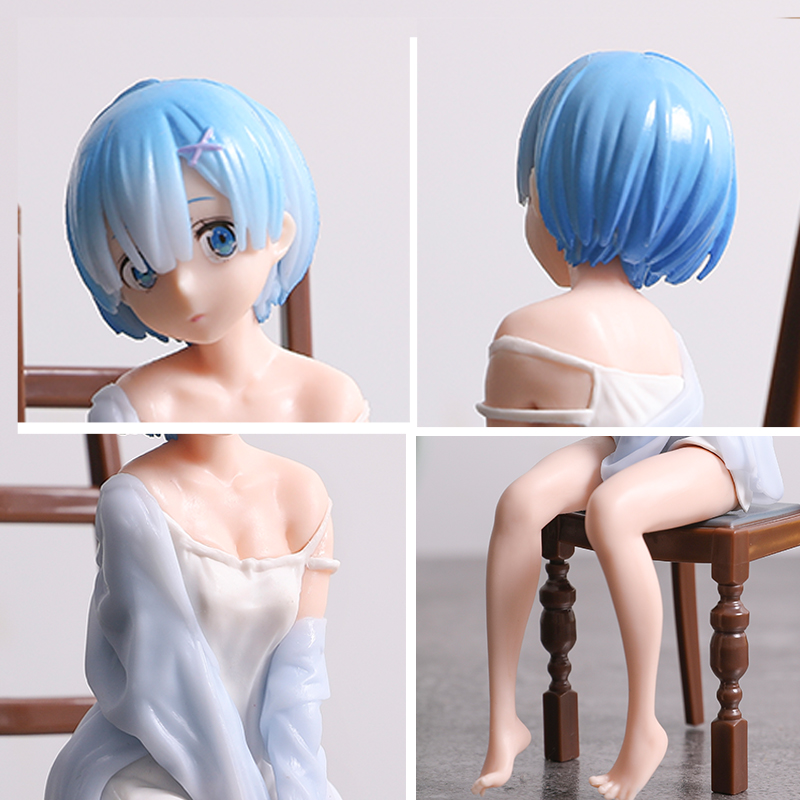 从零开始的异世界生活 蕾姆手办 雷姆 睡衣椅子模型摆件公仔景品 睡衣