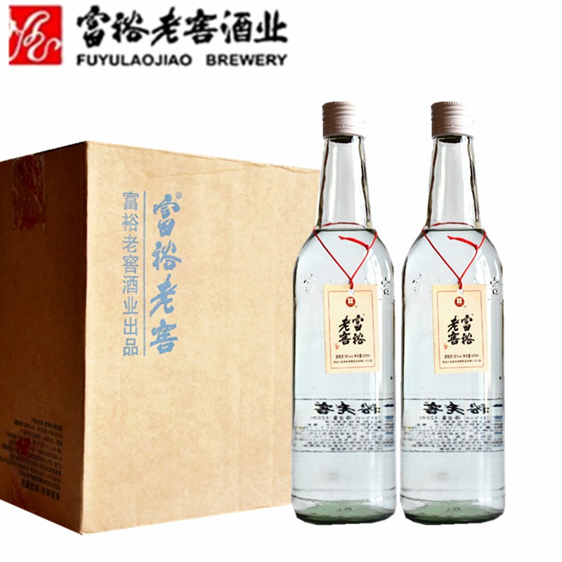 【厂家直供】6瓶价38度富裕老窖光瓶酒富裕白酒粮食白酒光腚白酒粮食