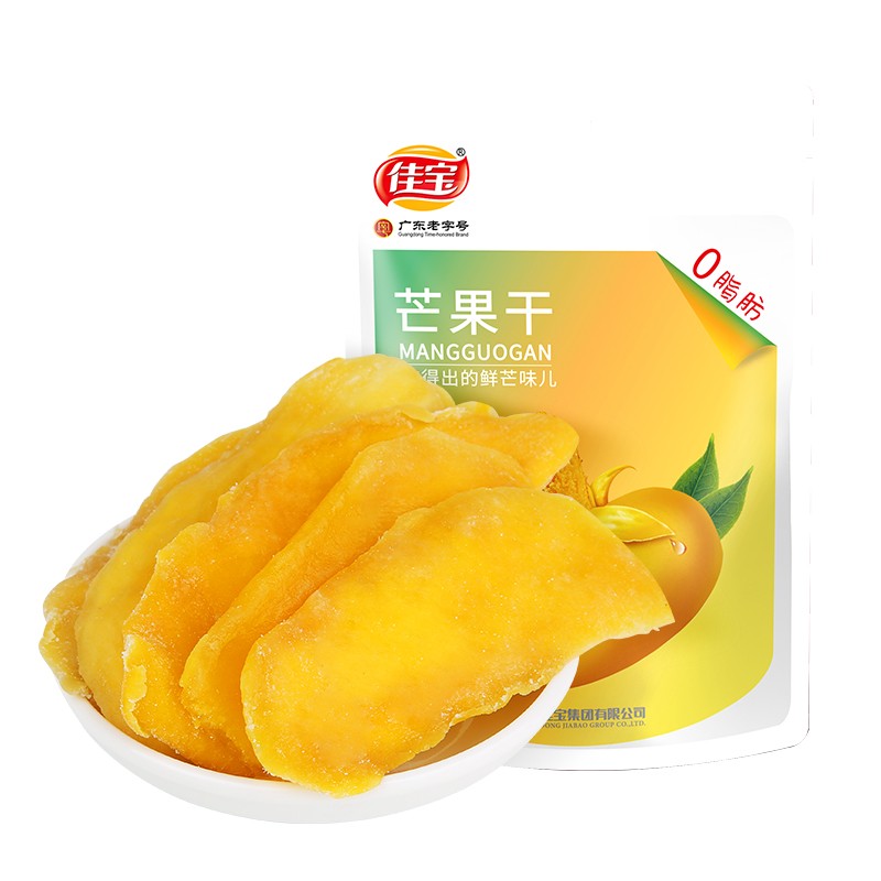 佳宝  芒果干85g 休闲小吃水果干 干果蜜饯果脯办公室零食