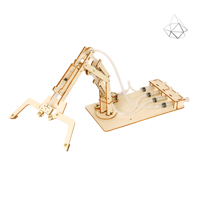 创新大赛作品科学实验手工科技小制作通用技术高中生 升级版机械臂