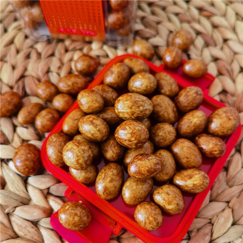 味巴哥嘴到鱼皮花生500g罐600g袋装零食日本豆花生米厦门特产 500克*1