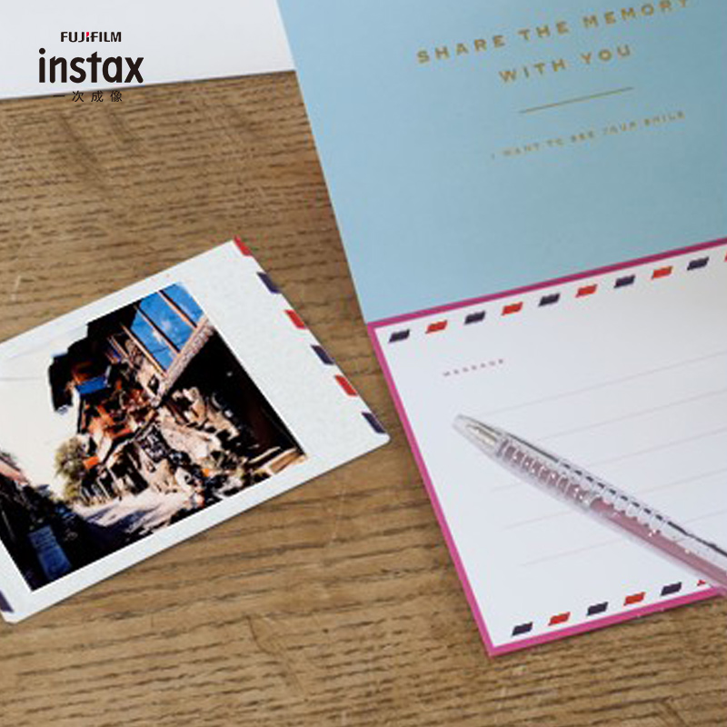 富士instax立拍立得 mini相纸 航空信 10张(适用于mini7C/7s/9/8/25/90/70/hellokitty/SP-2)