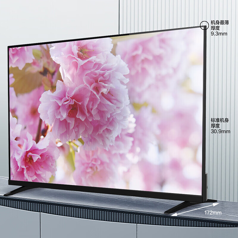 松下（Panasonic）电视机 32英寸 全面屏 高清电视 开机无广告 操作简单 老人 出租屋 液晶平板彩电 TH-32L600C 32英寸 TH-32L600C 官方标配