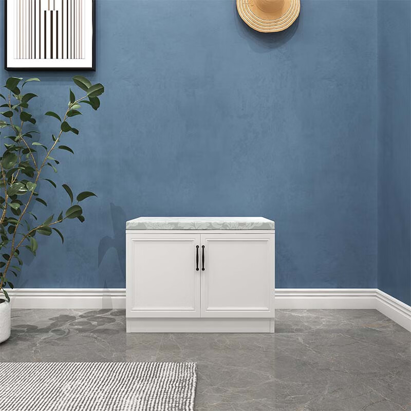 有棱有角 简约门厅柜多功能门口简易鞋柜鞋凳600*350*400可定制db