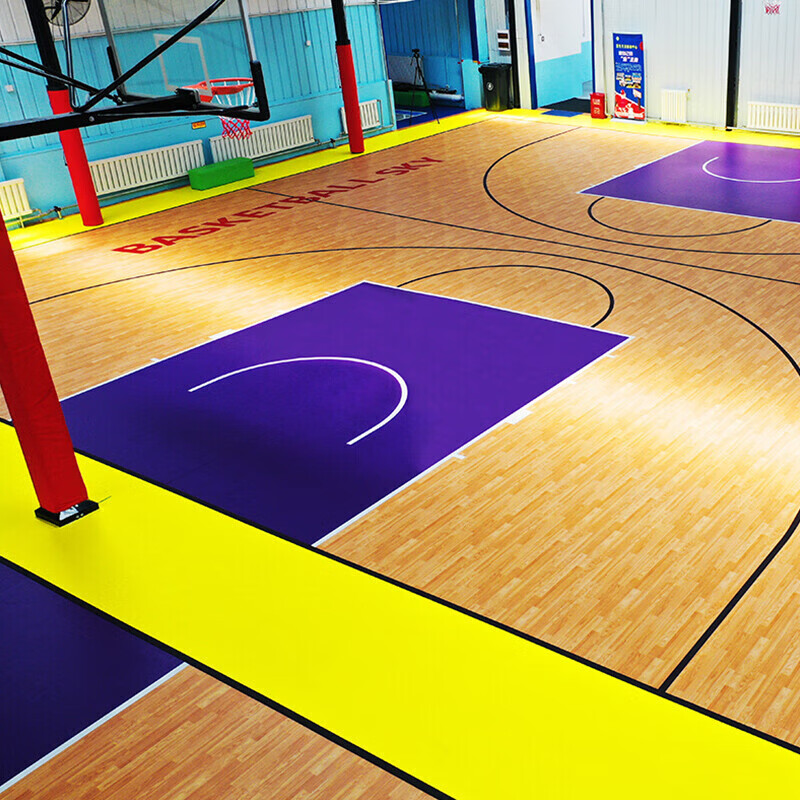 捷利克(jerrick)运动木地板篮球场专业枫木地板比赛级室内篮球馆专用