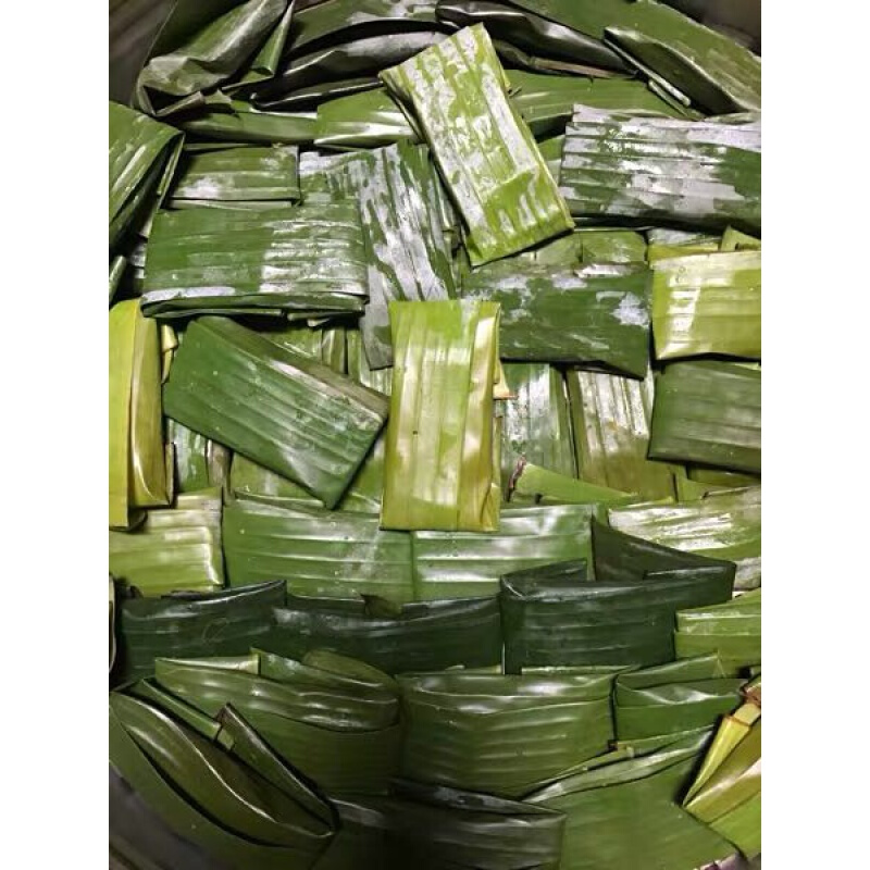 虎钢馋广西特产都安麻叶馍芭蕉叶糯米糍粑纯手工绿色产品十个装