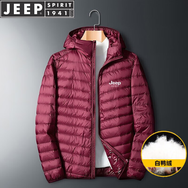 ���ڲ�����JEEP SPIRIT�����ᱡ���޷��ж̿��������ʿѼ�����촿ɫ��ů������װ���� 160507�ƺ죨��ñ�� M��95��-110�