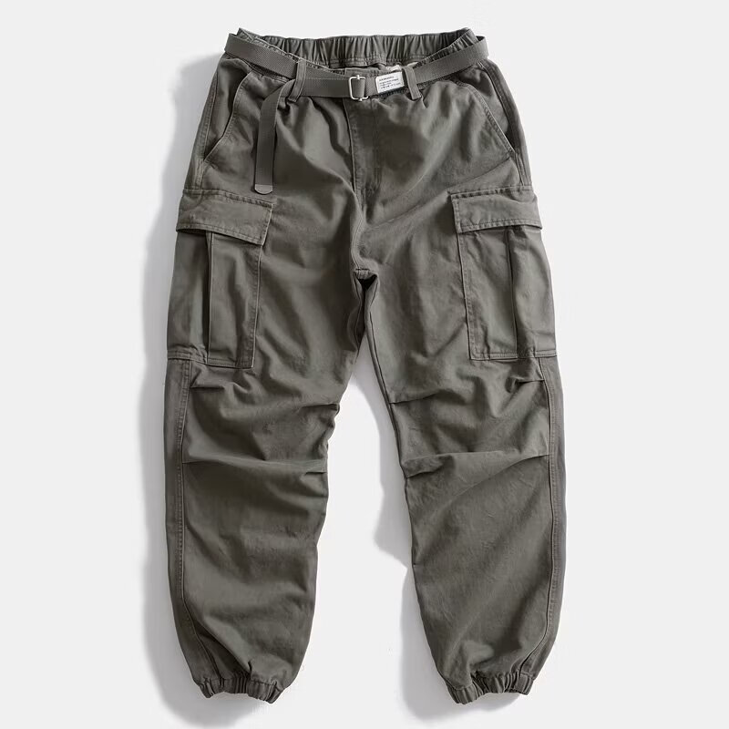 法国鳄鱼男装春夏休闲舒适家居服束脚裤长裤