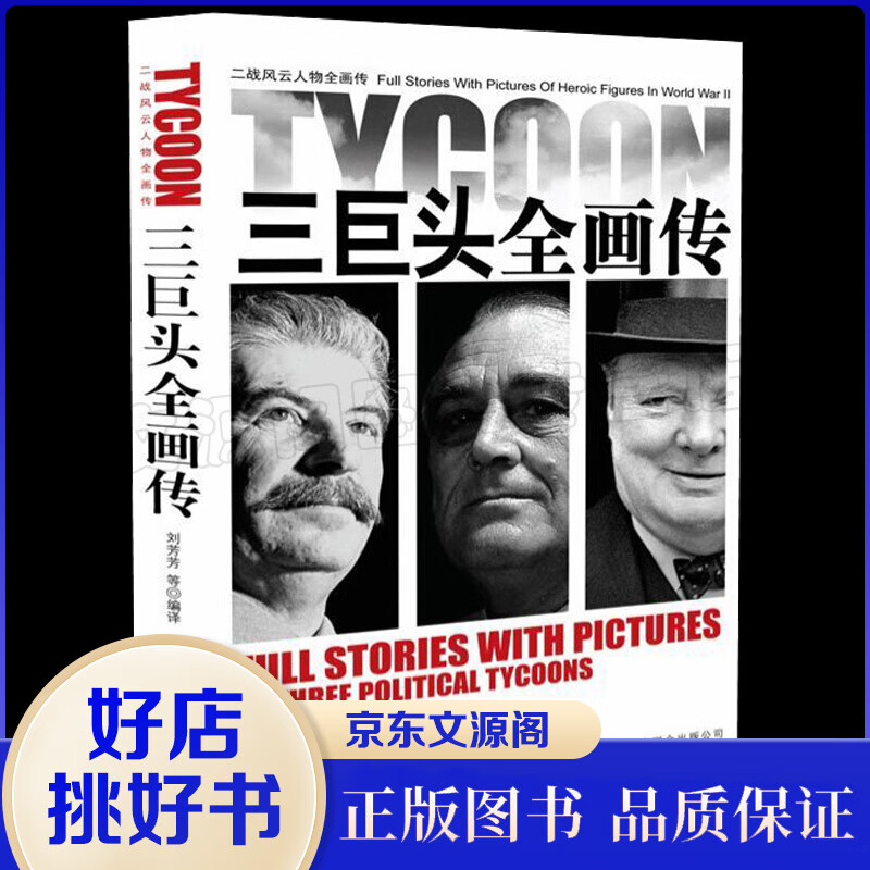 二战风云人物画传：三巨头全画传 三巨头 罗斯福 斯大林 丘吉尔 三元凶 希特勒 墨索里尼