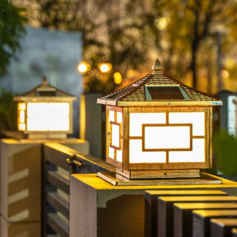 灯户外家用室外花园别墅庭院灯小区门柱灯大门口墙头围墙门头灯柱子灯