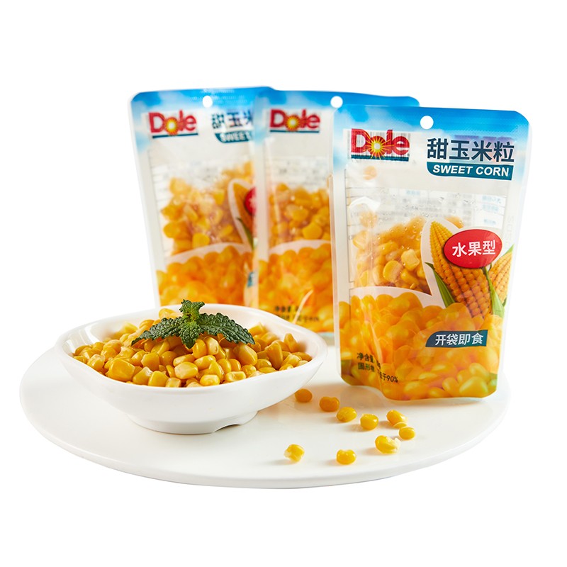 都乐dole 水果甜玉米粒60g 即食非转基因玉米粒 60g 10袋装
