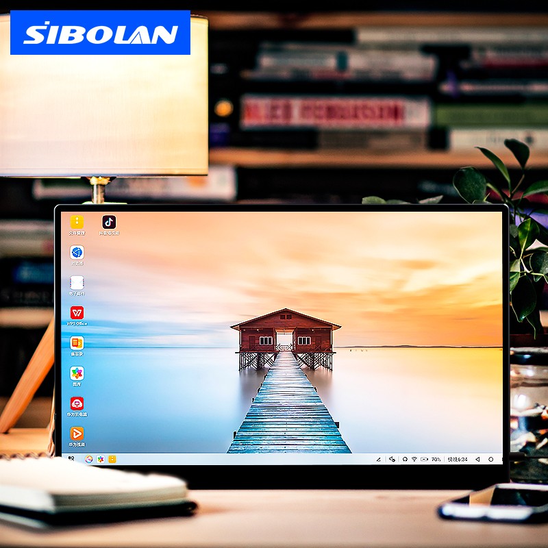 斯波兰（sibolan） [现货]便携显示器4K触摸Type-C直连内置音箱电脑扩展副屏直播大屏便捷 15.6英寸/1080P/HDR/触摸电池