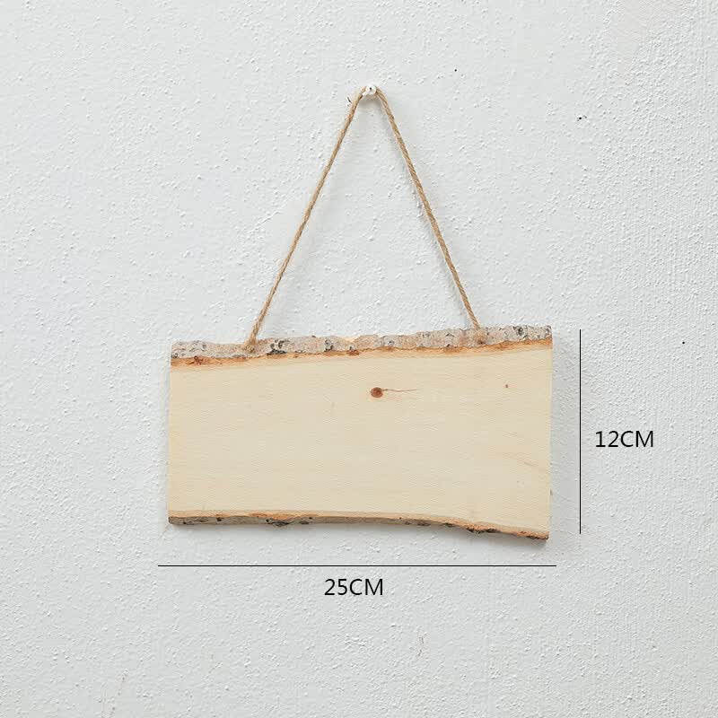 澳颜莱手写画木牌幼儿园创意diy材料植树节挂牌装饰树牌活动环创布置
