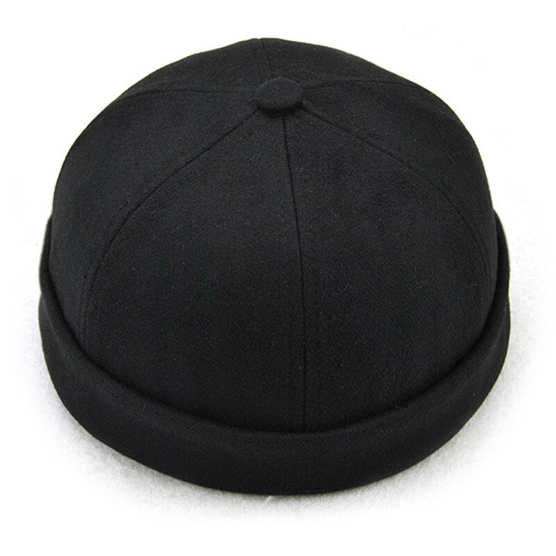 淮果颖光板地主帽瓜皮帽款春秋光板地主帽嘻哈士老式民国风老北京老人